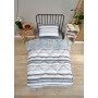 ETE HOMETEX TEK KİŞİLİK LÜX WELSOFT YORGAN TASEL GRİ 155X215CM 8696474231936